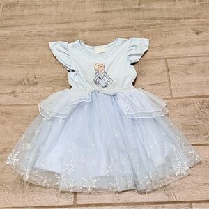 Light Blue Elsa Frozen Dress, 4T